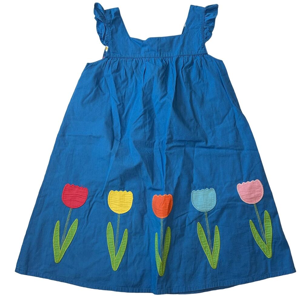 Frugi 100% Organic Cotton Tulip Darcy Dress 8-9Y